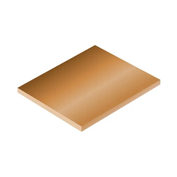 Плита бронзовая БрАЖ9 100х600х1000 мм ГОСТ 18175-78 для клапанов